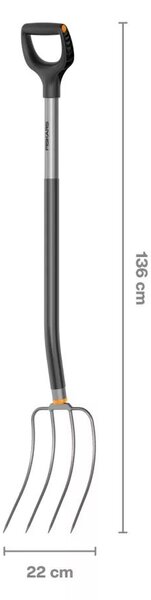 Fiskars 1070711 Ergonomic komposzt villa szürke