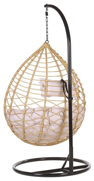 Függőszék állványzattal ARSITA PE Rattan Természetes
