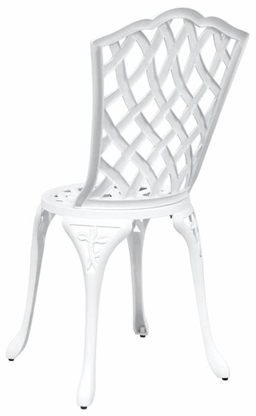 VidaXL Kerti Szék 2 pcs Fehér 39 x 40 x 87cm Alumínium