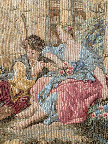 A szerenád - gobelin faliszőnyeg (jacquard szövés) (kicsi)