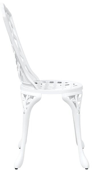 VidaXL Kerti Szék 2 pcs Fehér 39 x 40 x 87cm Alumínium