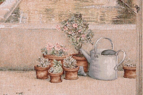 Provence-i látkép gobelin faliszőnyeg (jacquard szövés)