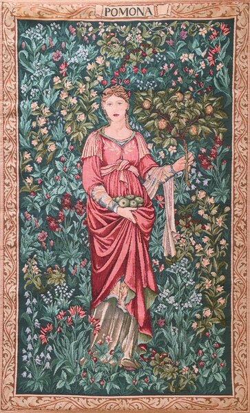 Pomona, a bőség istennője gobelin faliszőnyeg (jacquard szövés) (kicsi)
