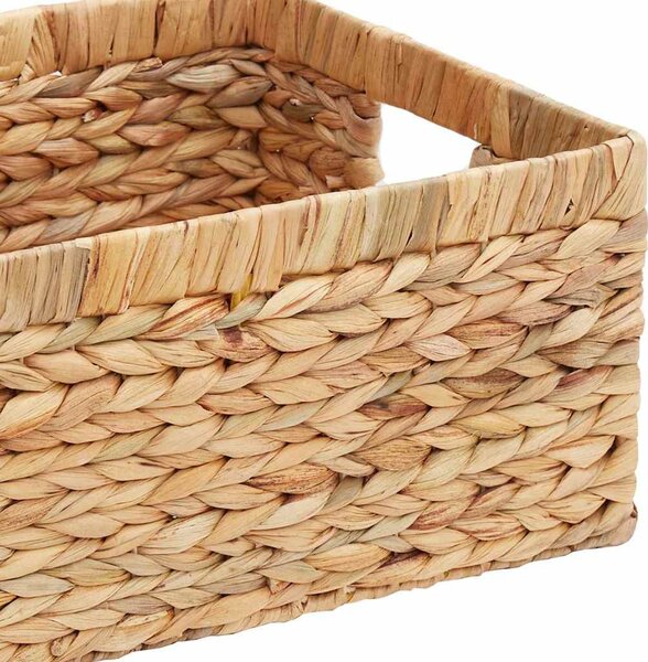 Tárolókosarak 3 pcs Természetes Vízi jácint