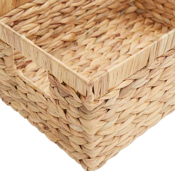 Tárolókosarak 3 pcs Természetes Vízi jácint