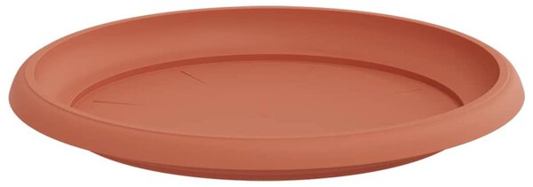 Kerek Virág Tálca 6 pcs Tégla Vörös Ø 23,5 x 2,5 cm Műanyag