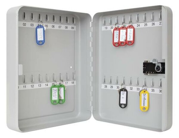 Zárható kulcsszekrény, számzáras, 36 db-os, WEDO (UW033)