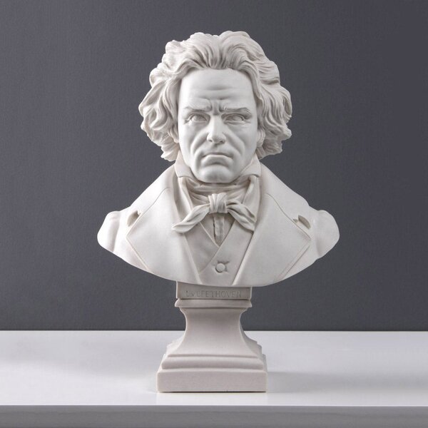 Beethoven mellszobor márvány luxus lakberendezés férfi beltéri kültéri