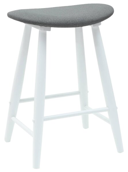 Étkező Székek 2 pcs Fehér 46 x 37 x 63 cm Tömör Gumi Fa