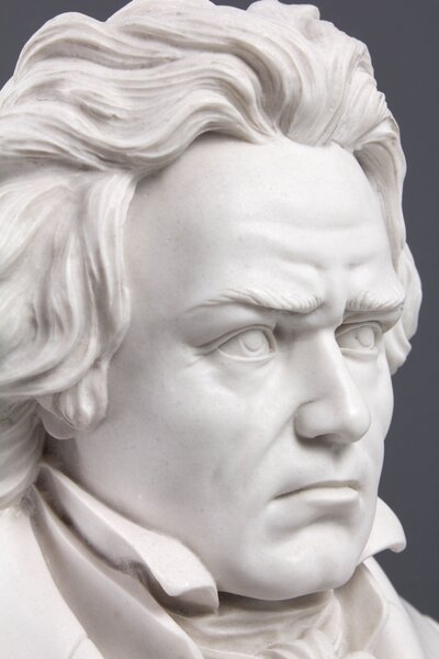 Beethoven mellszobor márvány luxus lakberendezés férfi beltéri kültéri