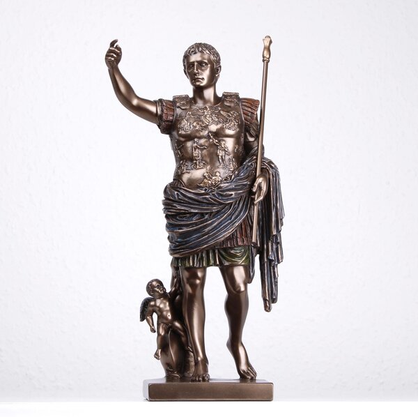 Prima Porta-i Augustus Szobor (Hidegen öntött bronz) beltéri