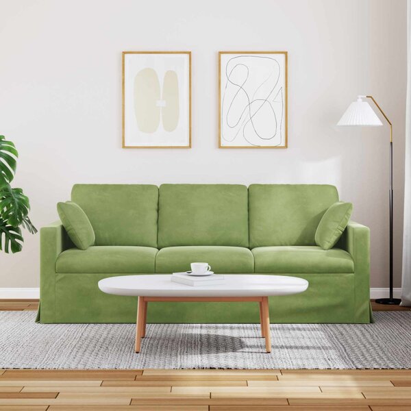 Kanapé Világos zöld 198 x 78 x 80 cm Bársony