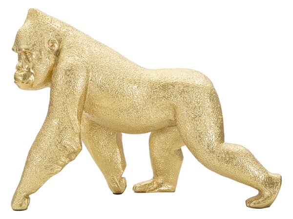 Aranyszínű Gorilla Szobor (Modern Dekoráció)
