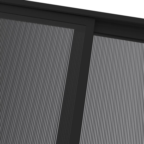 VidaXL antracitszürke alumínium és acél pavilon tetővel 4 x 3 x 2,5 m