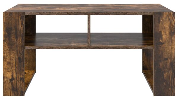 Dohányzóasztal tárolóval Füstölt tölgy 92 x 53 x 45 cm Faanyag