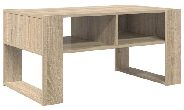Dohányzóasztal tárolóval Sonoma tölgy 92 x 53 x 45 cm Faanyag