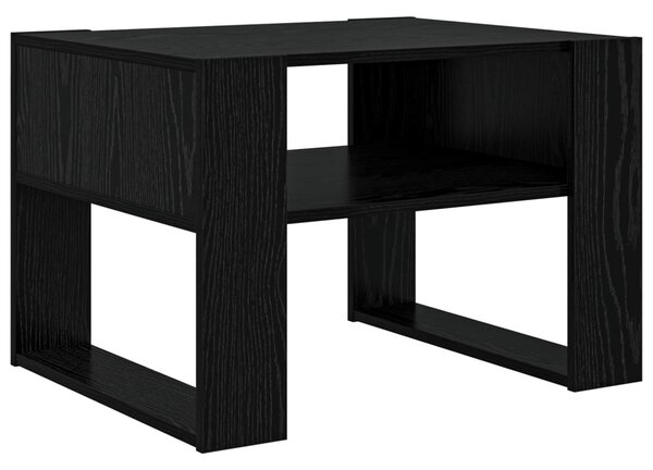Dohányzóasztal Fekete tölgy 66 x 53 x 45 cm Szerelt Fa