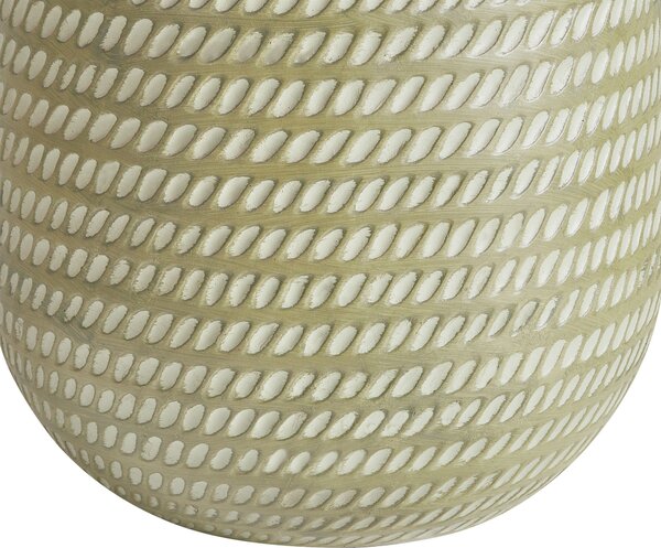 Virágcserép LIVADIA 39 cm Olivazöld