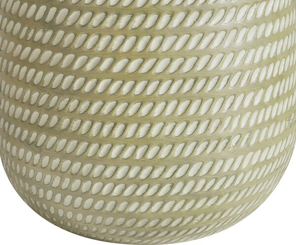 Virágcserép LIVADIA 27 cm Olivazöld
