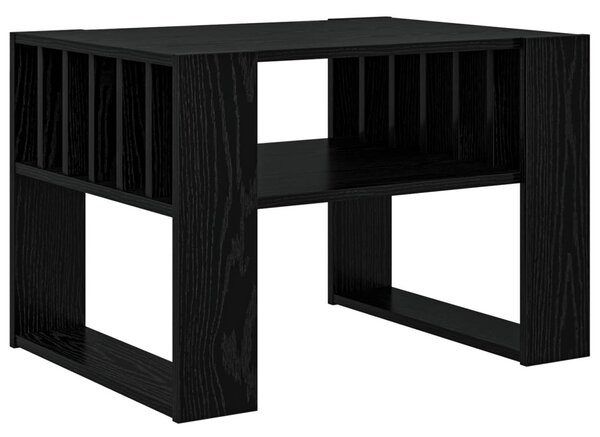 Dohányzóasztal Fekete tölgy 66 x 49,5 x 45 cm Faanyag