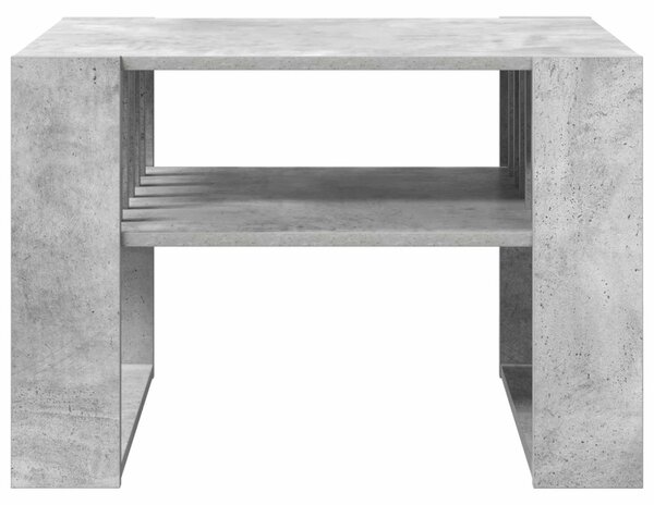 Dohányzóasztal Beton Szürke 66 x 49,5 x 45 cm Faanyag