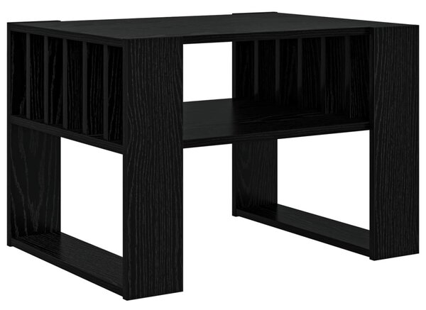 Dohányzóasztal Fekete tölgy 66 x 49,5 x 45 cm Faanyag