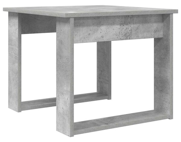 Kávasztal Szett 2 pcs Beton Szürke Faanyag