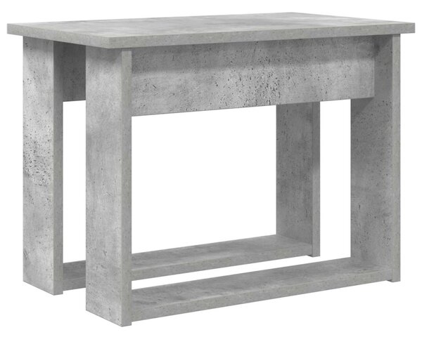 Kávasztal Szett 2 pcs Beton Szürke Faanyag