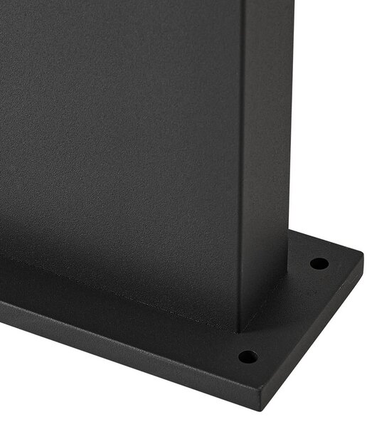 Arcchio LED ösvény világítás Iberion, 90 cm, antracit, fém, Fekete, Alumínium, Modern