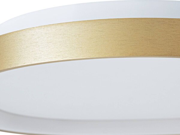 Lucande LED mennyezeti világítás Asken, 61 cm, arany, CCT, dimmelhető, dimmelhető, Sárgaréz / arany, Nappali / Étkező, Alumínium, Modern