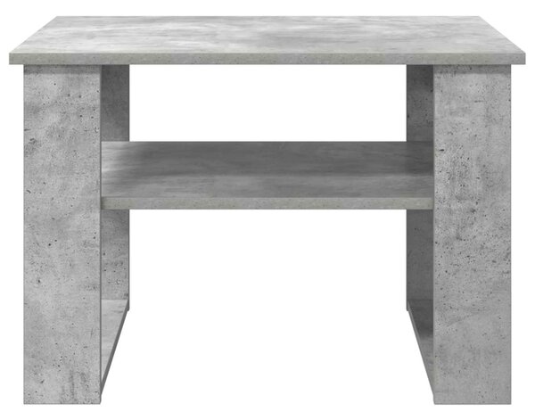 Dohányzóasztal tárolóval Beton Szürke 64 x 54 x 44 cm Faanyag