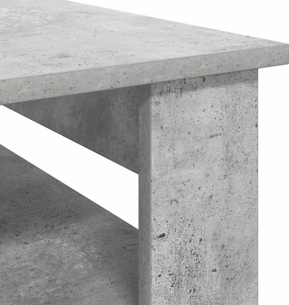 Dohányzóasztal tárolóval Beton Szürke 64 x 54 x 44 cm Faanyag