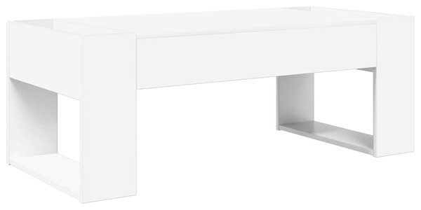 Dohányzóasztal Fehér 110 x 50 x 41 cm Faanyag