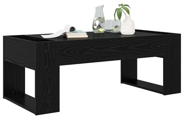 Dohányzóasztal Fekete tölgy 110 x 50 x 41 cm Faanyag