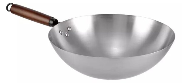 Tradícionális kínai wok 32cm, 1,3mm vas Perfect Home
