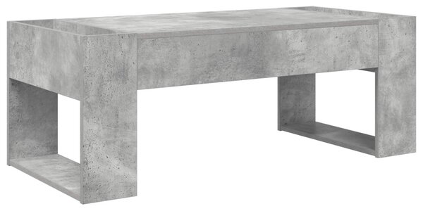 Dohányzóasztal Beton Szürke 110 x 50 x 41 cm Faanyag