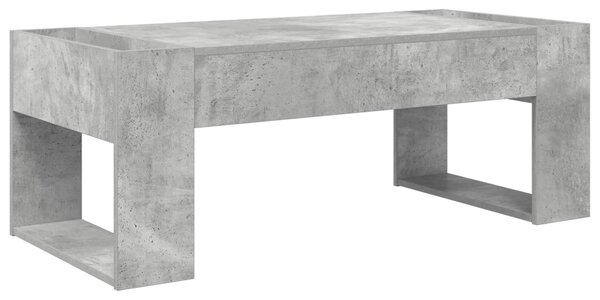 Dohányzóasztal Beton Szürke 110 x 50 x 41 cm Faanyag