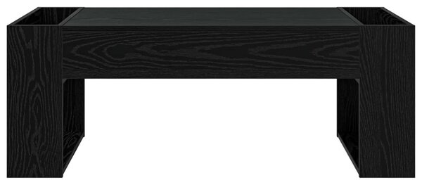 Dohányzóasztal Fekete tölgy 110 x 50 x 41 cm Faanyag