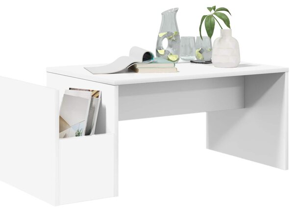 Dohányzóasztal Fehér 90 x 45 x 35 cm Faanyag
