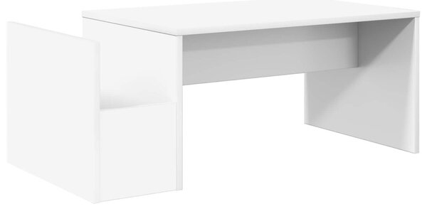 Dohányzóasztal Fehér 90 x 45 x 35 cm Faanyag