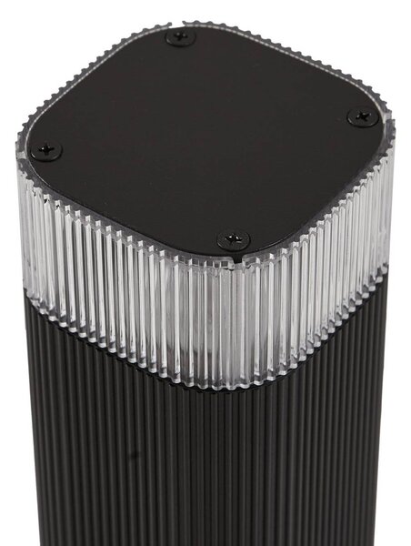 Lindby Halvar ösvény világítás, 50 cm, fekete, IP65, GU10, dimmelhető, Fekete, fém, Modern