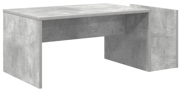 Dohányzóasztal Beton Szürke 90 x 45 x 35 cm Faanyag