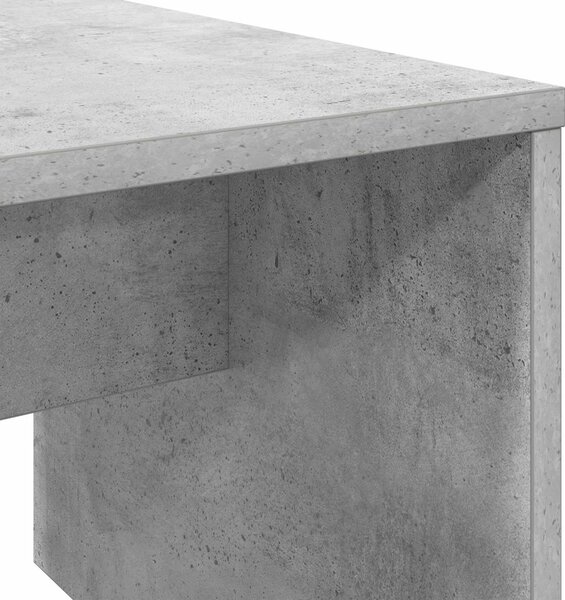 Dohányzóasztal Beton Szürke 90 x 45 x 35 cm Faanyag