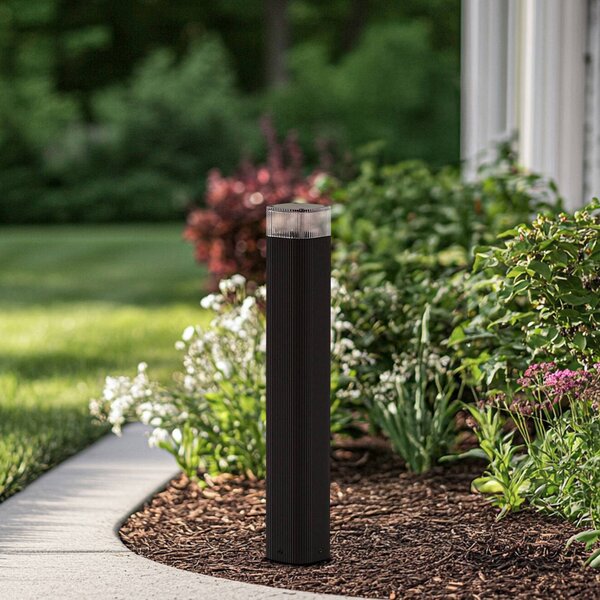 Lindby Halvar ösvény világítás, 50 cm, fekete, IP65, GU10, dimmelhető, Fekete, fém, Modern