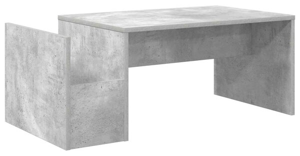 Dohányzóasztal Beton Szürke 90 x 45 x 35 cm Faanyag