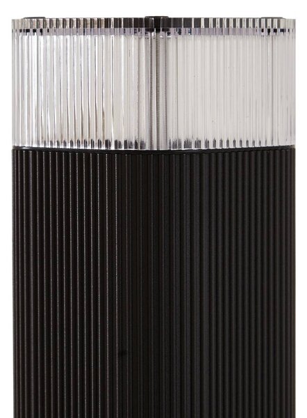 Lindby Halvar ösvény világítás, 50 cm, fekete, IP65, GU10, dimmelhető, Fekete, fém, Modern