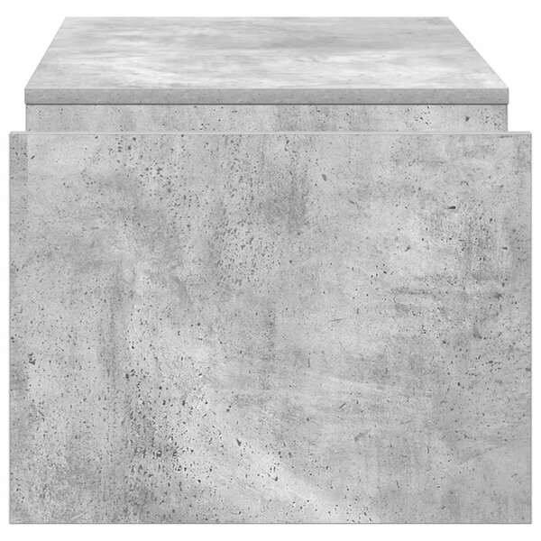 Dohányzóasztal Beton Szürke 90 x 45 x 35 cm Faanyag