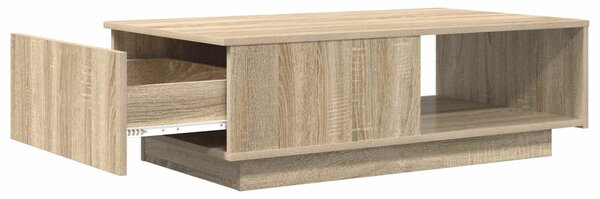Dohányzóasztal fiókkal Sonoma tölgy 95 x 55 x 31 cm Faanyag