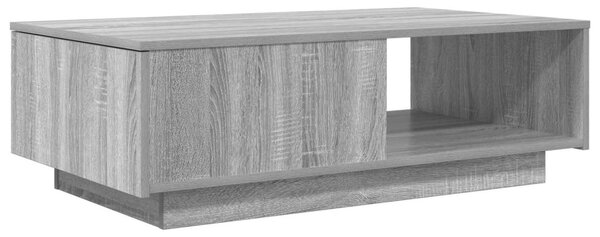 Dohányzóasztal fiókkal Szürke Sonoma 95 x 55 x 31 cm Faanyag