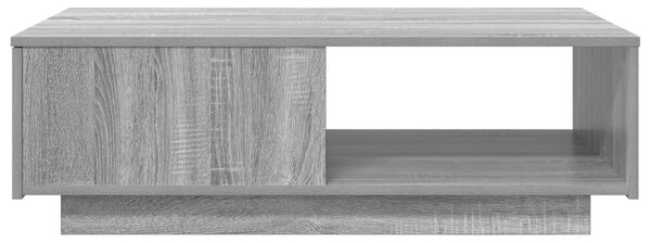 Dohányzóasztal fiókkal Szürke Sonoma 95 x 55 x 31 cm Faanyag